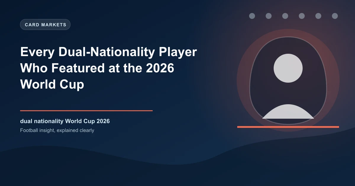 Every Dual-Nationality Player Who Featured at the 2026 World Cup