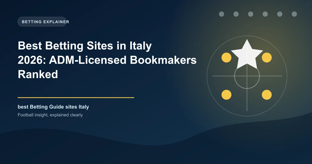 Best Betting Sites in Italy 2026: ADM-Licensed Bookmakers Ranked