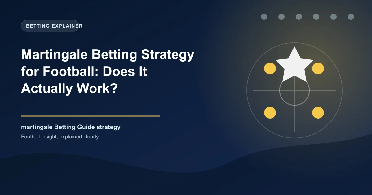 Martingale Betting Strategy for Football: Does It Actually Work?