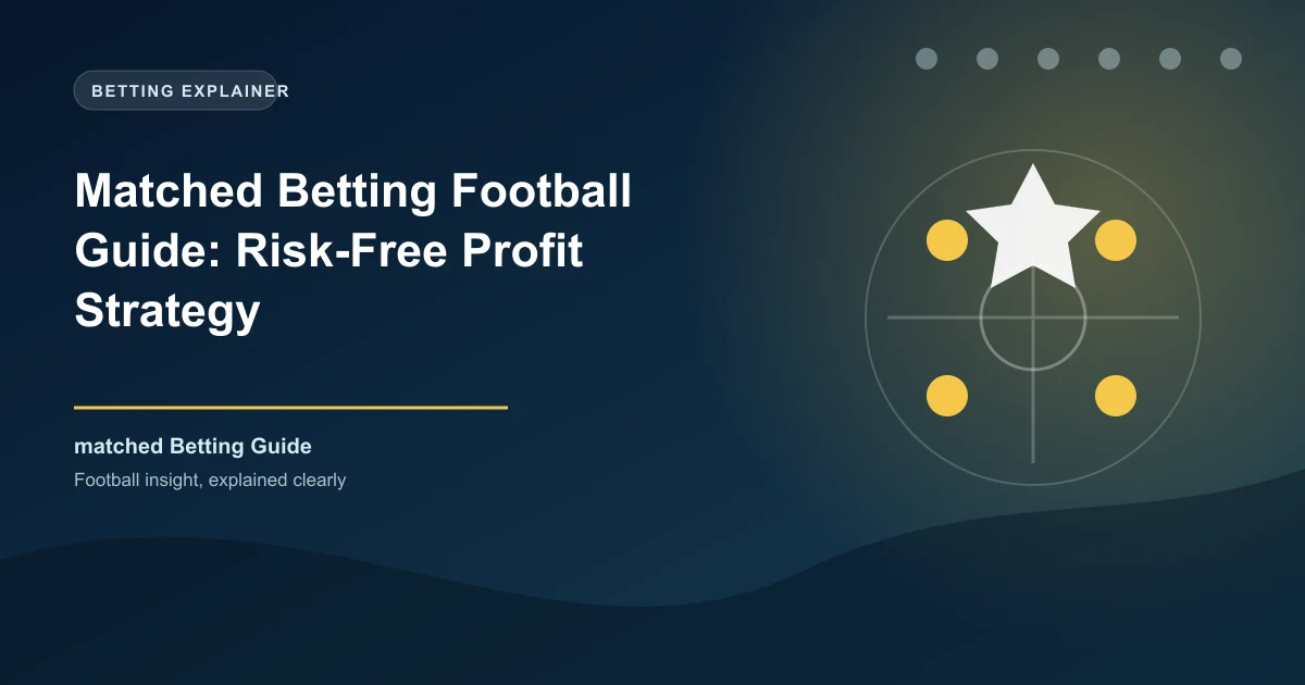Matched Betting Football Guide: Risk-Free Profit Strategy