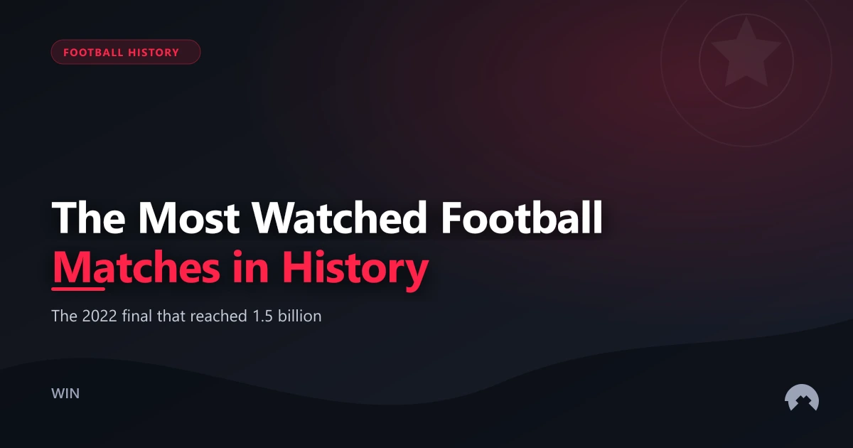 The Most Watched Football Matches in History | WinFulltime