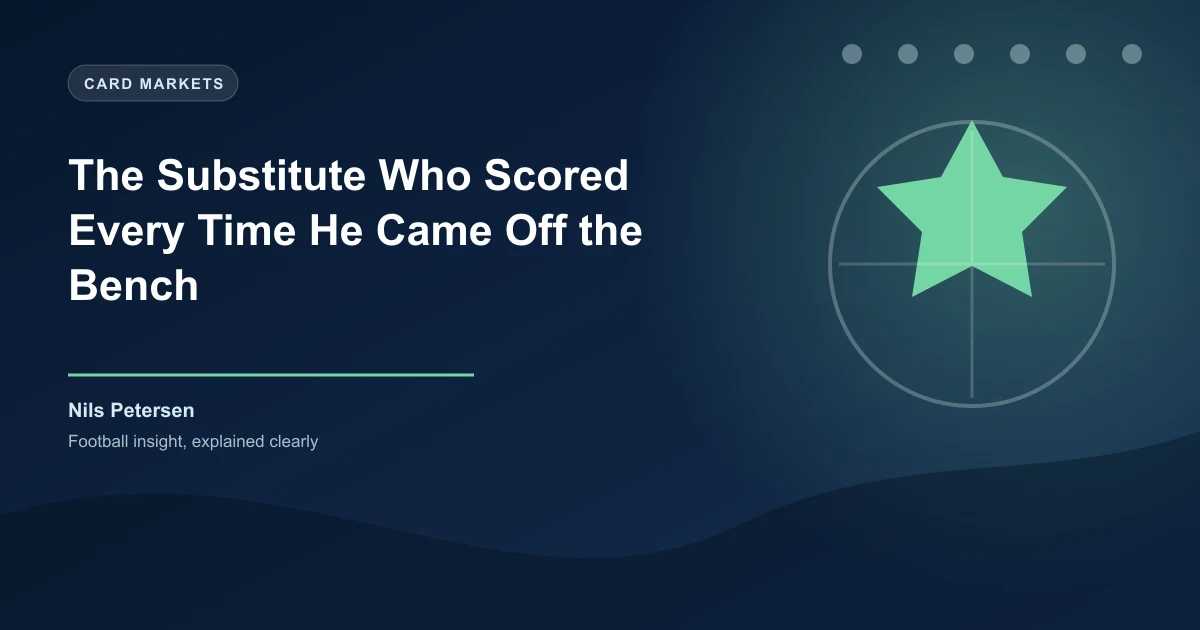 The Substitute Who Scored Every Time He Came Off the Bench