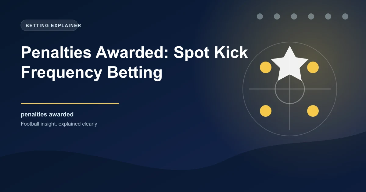 Penalties Awarded: Spot Kick Frequency Betting