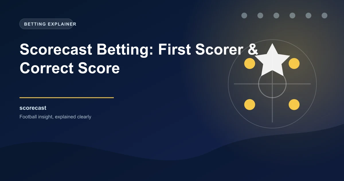Scorecast Betting: First Scorer & Correct Score