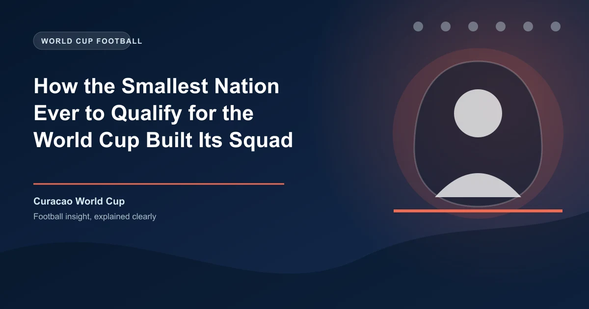 How the Smallest Nation Ever to Qualify for the World Cup Built Its Squad
