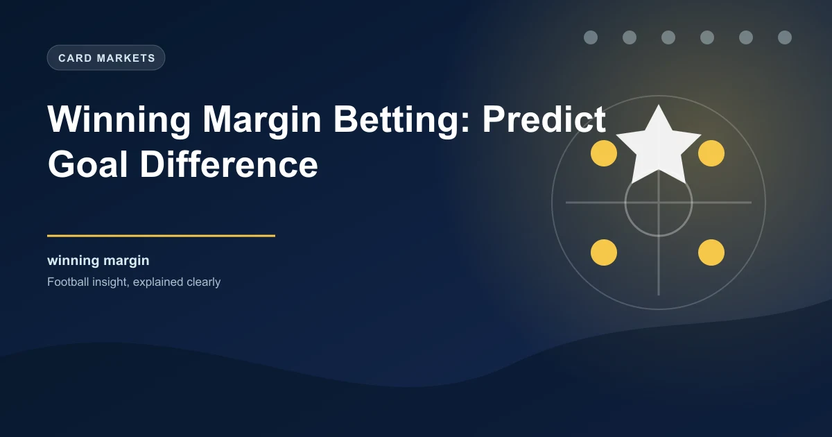 Winning Margin Betting: Predict Goal Difference